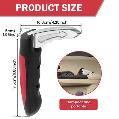 Car Door Assist Handle 2 in 1 Multifunction Vehicle Support Handles Window Breaker Portable Automotive Car Handle Assist