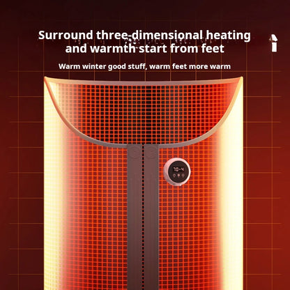 Winter Foot Warmer Office Desk Heater Solid Color Temperature Adjustable Heating Pad Suitable Bedroom Living Room Supplies
